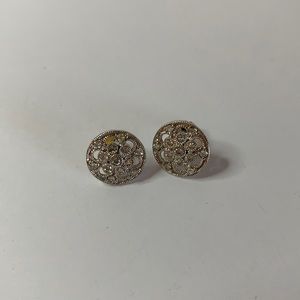Sterling Silver Ornamental Earrings